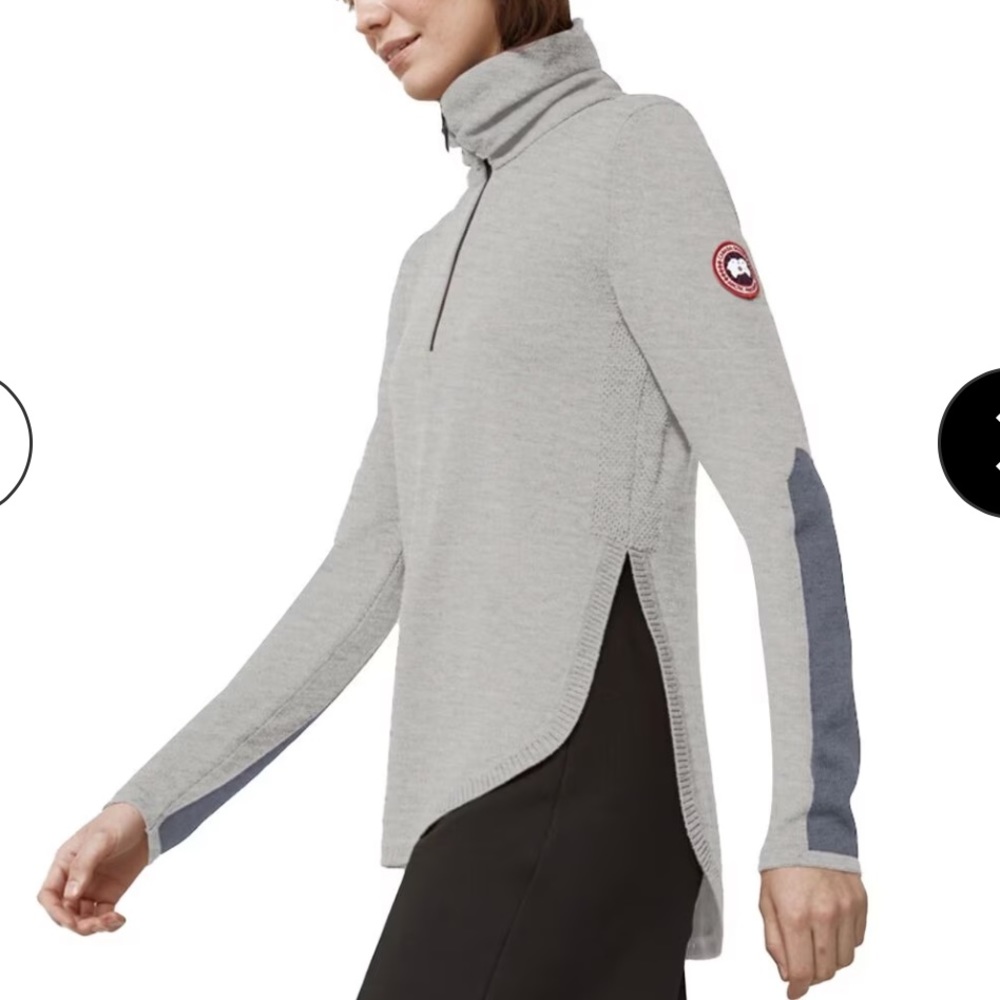 NEW NWT Canada Goose Women's Fairhaven 1/4-Zip Sweater